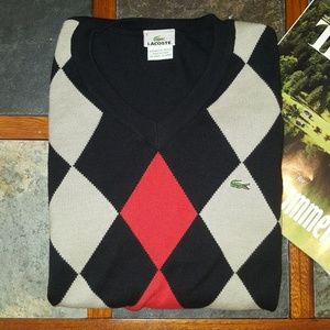 Lacoste Argyle Sweater